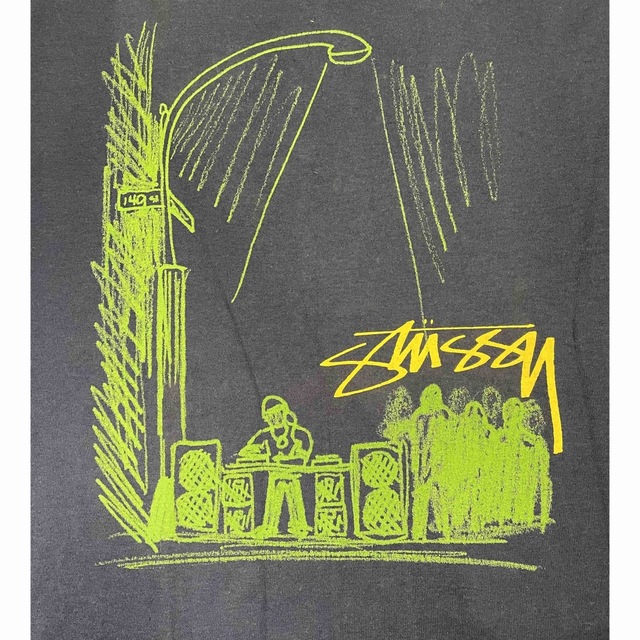 【STUSSY】90s old stussy シャワーTシャツ カスタメイド L