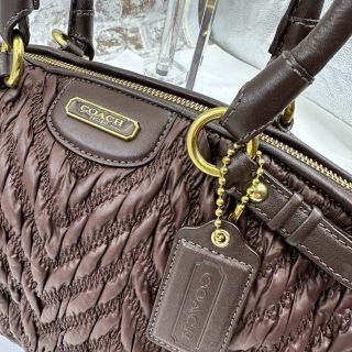 美品✨coach コーチ◇2way ショルダーバッグ ハンドバッグ 18637-