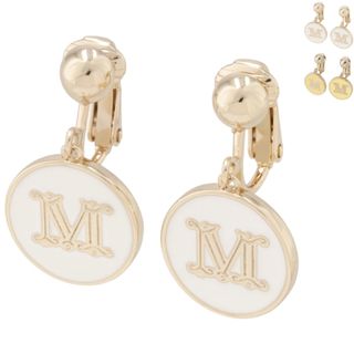 マックスマーラ(Max Mara)のマックスマーラ MAX MARA イヤリング EARRY4 Ｍモノグラム エナメル ロゴ 2347511139 0012 (イヤリング)