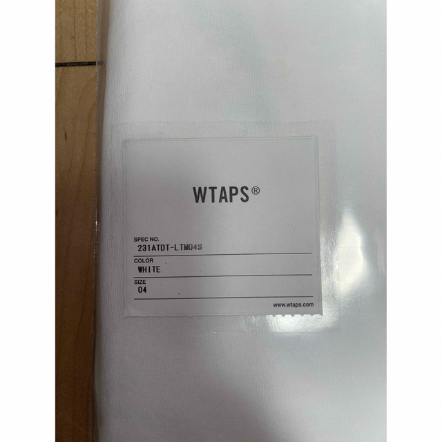 W)taps(ダブルタップス)のWTAPS 2023SS INGREDIENTS LS WHITE XLサイズ メンズのトップス(Tシャツ/カットソー(七分/長袖))の商品写真