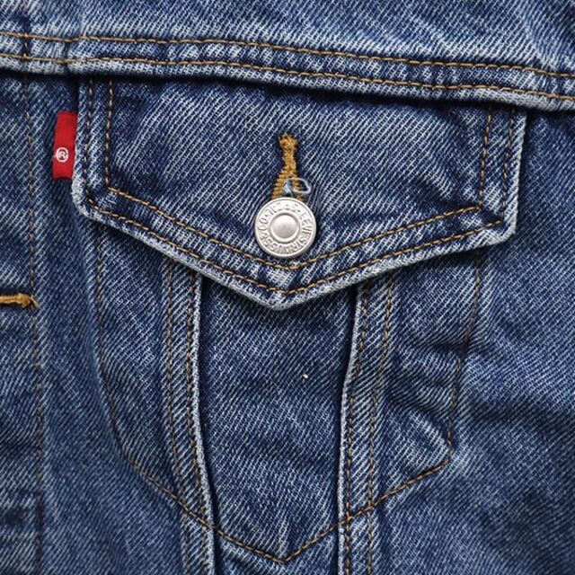 Levi's(リーバイス)のリーバイス デニムジャケット M ネイビー LEVI'S ジージャン メンズ 【中古】  【230315】 メンズのジャケット/アウター(ダッフルコート)の商品写真