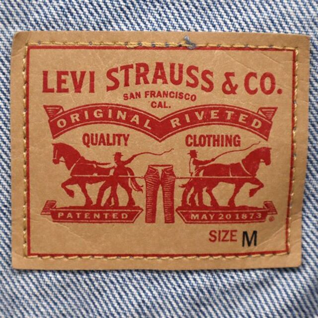 Levi's(リーバイス)のリーバイス デニムジャケット M ネイビー LEVI'S ジージャン メンズ 【中古】  【230315】 メンズのジャケット/アウター(ダッフルコート)の商品写真