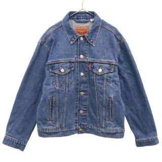 リーバイス(Levi's)のリーバイス デニムジャケット M ネイビー LEVI'S ジージャン メンズ 【中古】  【230315】(ダッフルコート)