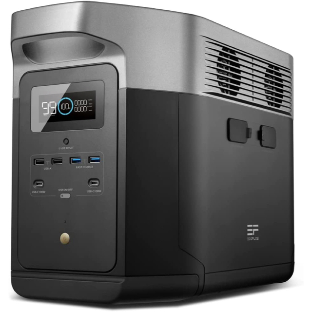 楽天スーパーセール】 EcoFlow ポータブル電源 DELTA MAX 1612Wh 防災