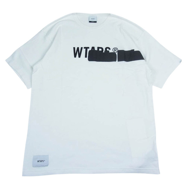 W)taps(ダブルタップス)のWTAPS ダブルタップス 19AW 192ATDT-CSM10 SIDE EFFECT SS/TEE.COTTON サイド エフェクト 半袖 Tシャツ ホワイト系 S【極上美品】【中古】 メンズのトップス(シャツ)の商品写真