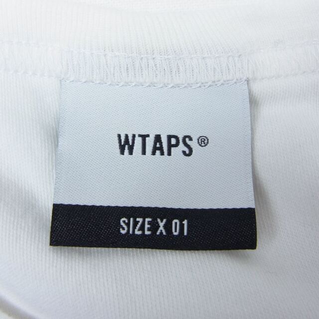 W)taps(ダブルタップス)のWTAPS ダブルタップス 19AW 192ATDT-CSM10 SIDE EFFECT SS/TEE.COTTON サイド エフェクト 半袖 Tシャツ ホワイト系 S【極上美品】【中古】 メンズのトップス(シャツ)の商品写真