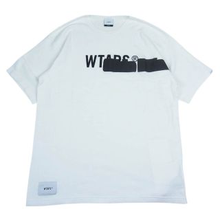 ダブルタップス(W)taps)のWTAPS ダブルタップス 19AW 192ATDT-CSM10 SIDE EFFECT SS/TEE.COTTON サイド エフェクト 半袖 Tシャツ ホワイト系 S【極上美品】【中古】(シャツ)