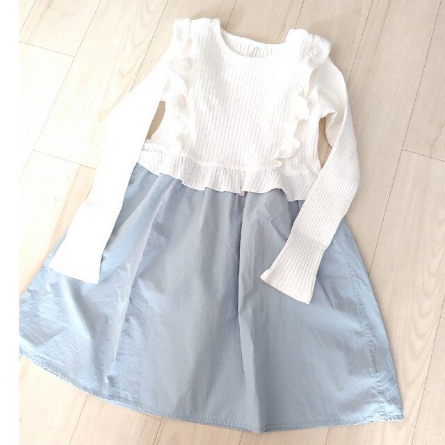 LAGOM(ラーゴム)の春物ワンピース☆ キッズ/ベビー/マタニティのキッズ服女の子用(90cm~)(ワンピース)の商品写真