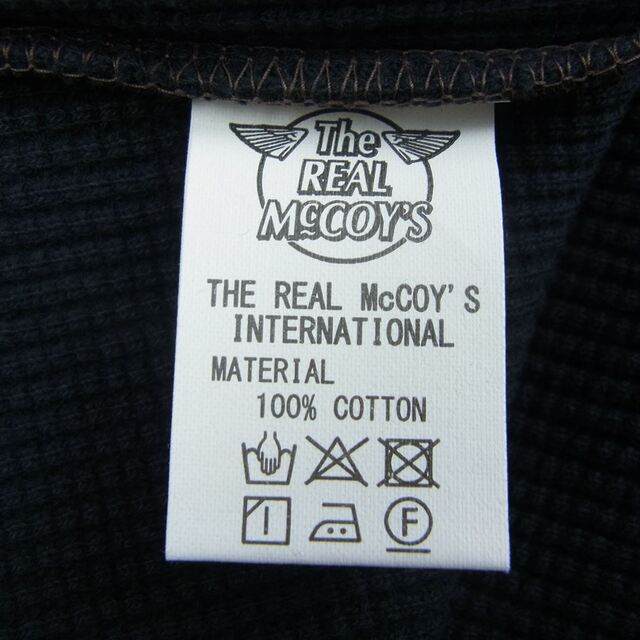 THE REAL McCOY'S(ザリアルマッコイズ)のThe REAL McCOY'S ザリアルマッコイズ MC18121 JOE McCOY ジョーマッコイ ヘザーワッフルサーマルシャツ  ブラック系 M【極上美品】【中古】 メンズのトップス(シャツ)の商品写真