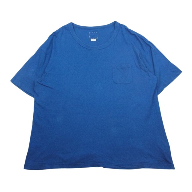 VISVIM ビズビム 21SS  0121105010024 JUMBO TEE ジャンボ オーバーサイズ Tシャツ ブルー系 44着丈