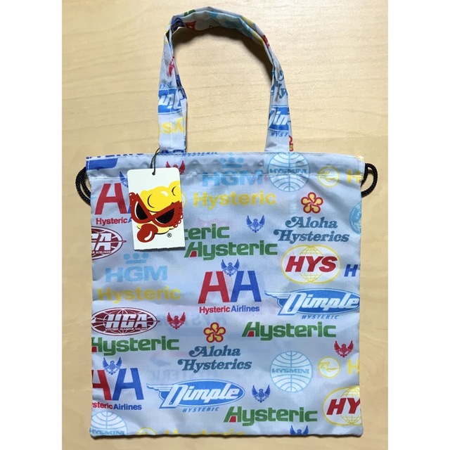 HYSTERIC MINI(ヒステリックミニ)のヒスミニ☆正規品☆新品☆トートバッグ☆巾着☆S☆ショッピング☆シューズバッグ キッズ/ベビー/マタニティのこども用ファッション小物(その他)の商品写真