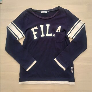 フィラ(FILA)のフィラ　FILA ロンT　120センチ　ネイビー(Tシャツ/カットソー)