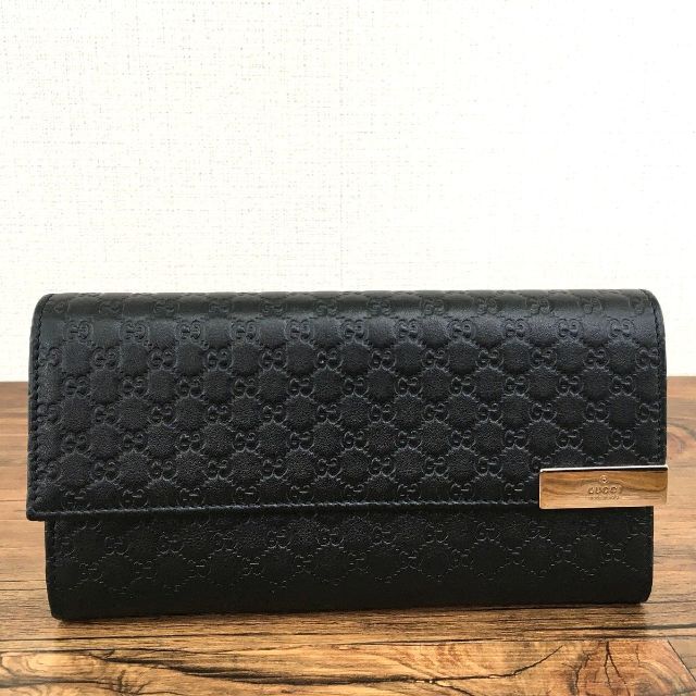 Gucci(グッチ)の未使用品 GUCCI 長財布 291099 マイクログッチシマ 77 レディースのファッション小物(財布)の商品写真