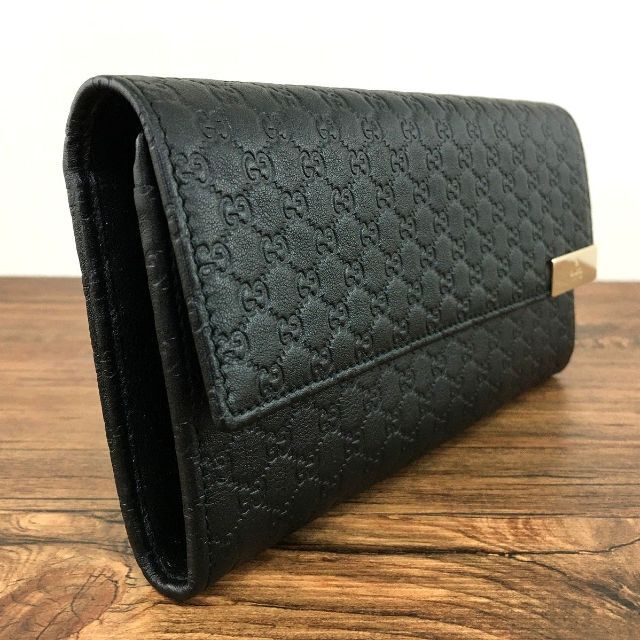 Gucci(グッチ)の未使用品 GUCCI 長財布 291099 マイクログッチシマ 77 レディースのファッション小物(財布)の商品写真