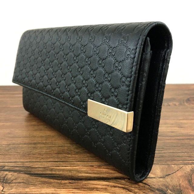 Gucci(グッチ)の未使用品 GUCCI 長財布 291099 マイクログッチシマ 77 レディースのファッション小物(財布)の商品写真