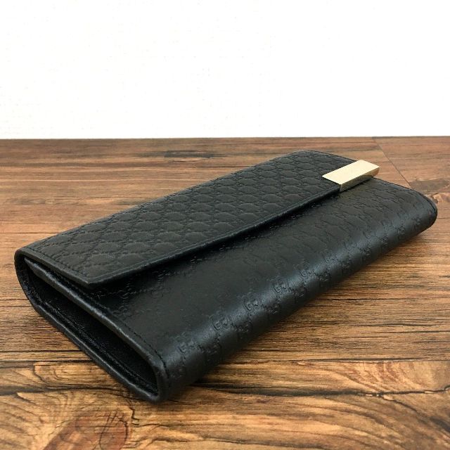 Gucci(グッチ)の未使用品 GUCCI 長財布 291099 マイクログッチシマ 77 レディースのファッション小物(財布)の商品写真