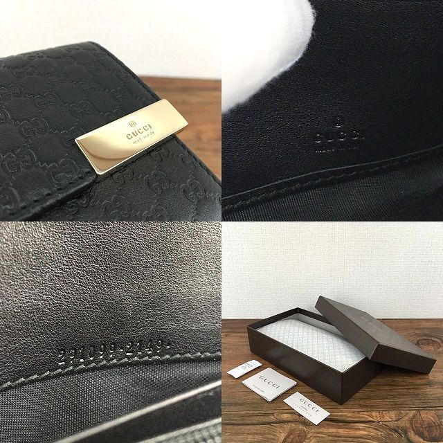 Gucci - 未使用品 GUCCI 長財布 291099 マイクログッチシマ 77の通販