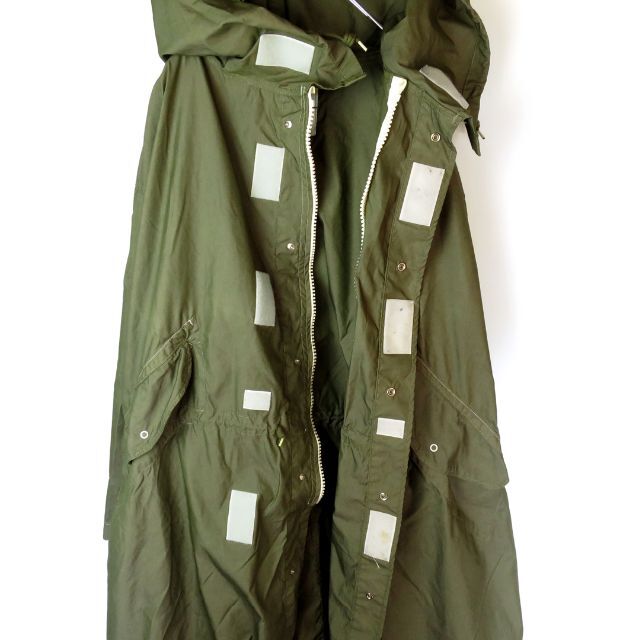 80s 米軍 実物 US Army スノーカモパーカー 後染め ポケット付き L 80s 米軍 実物 US Army スノーカモパーカー 後染め ポケット付き L