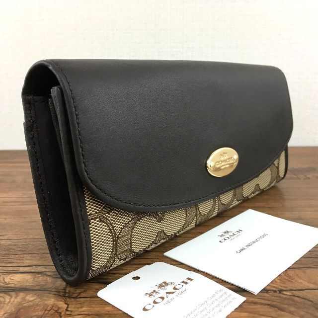 COACH(コーチ)の未使用品 COACH 長財布 F53538 シグネチャー 152 レディースのファッション小物(財布)の商品写真