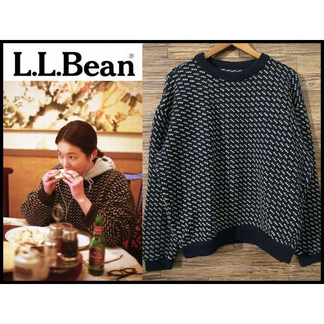 L.L.Bean - XL 在原みゆ紀 着 美品 80s エルエルビーン バーズアイ