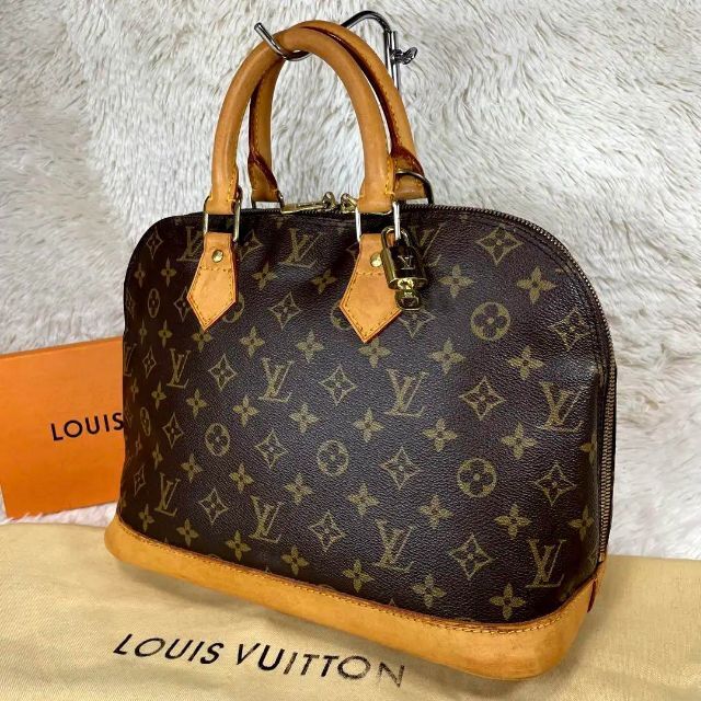 【美品】LOUIS VUITTON アルマ ハンドバック パドロック・鍵つき | フリマアプリ ラクマ