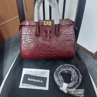 新品、未使用  RODANIA  クロコダイル 2wayバッグ15000円にお値下げ可能です