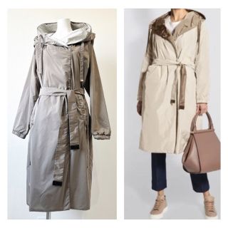 マックスマーラ(Max Mara)のMAXMARA リバーシブル　トレンチ　スプリング　コート　ライトコート(スプリングコート)