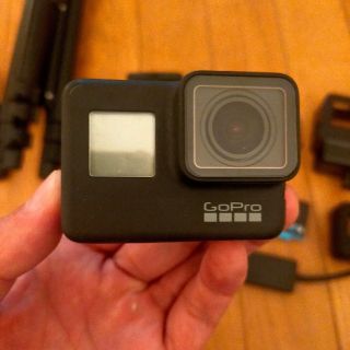 GoPro7 ブラック　マイクアダプター付　ヘルメットマウント等　セット販売