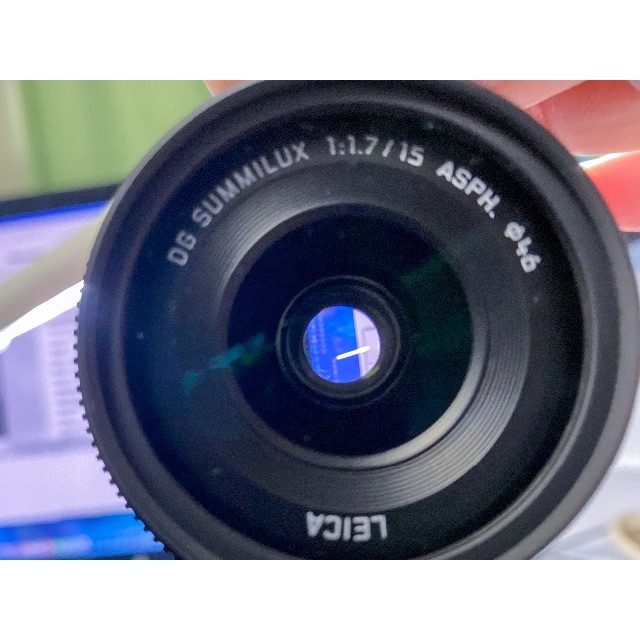 LEICA DG SUMMILUX 15mm / F1.7 ASPH.　黒、中古 スマホ/家電/カメラのカメラ(レンズ(単焦点))の商品写真