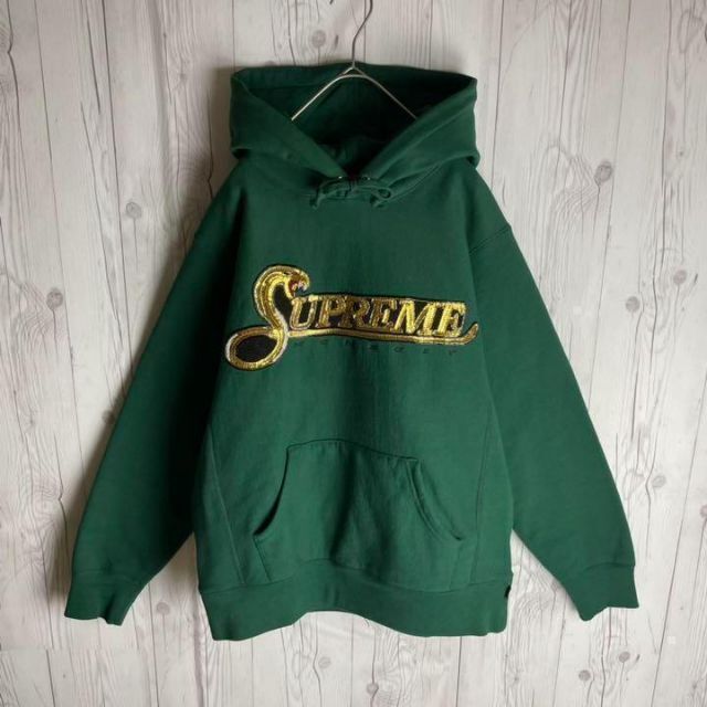 Supreme(シュプリーム)の【超希少カラー】シュプリーム☆スパンコール即完売モデルパーカー 入手困難 美品 メンズのトップス(パーカー)の商品写真