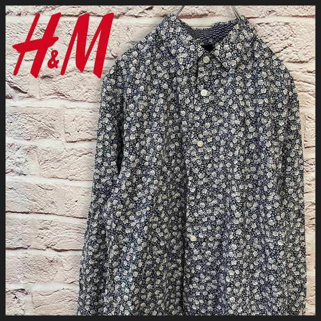 H&M(エイチアンドエム)のh&m シャツ　花柄シャツ メンズ　レディース　[ S ] メンズのトップス(シャツ)の商品写真