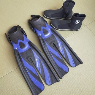 ツサ(TUSA)の【TUSA】スキューバダイビング フィン ブーツ セット(マリン/スイミング)