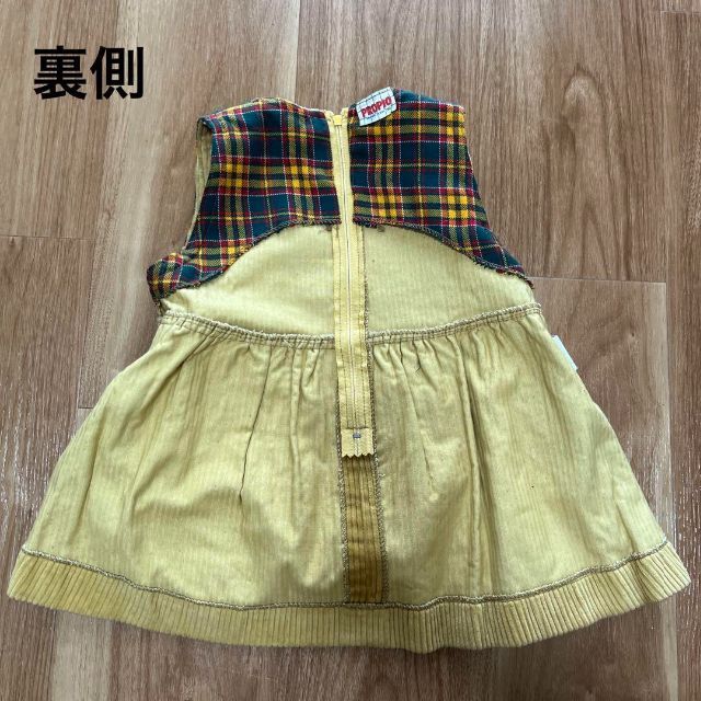 ワンピース　くま　90 キッズ/ベビー/マタニティのキッズ服女の子用(90cm~)(ワンピース)の商品写真