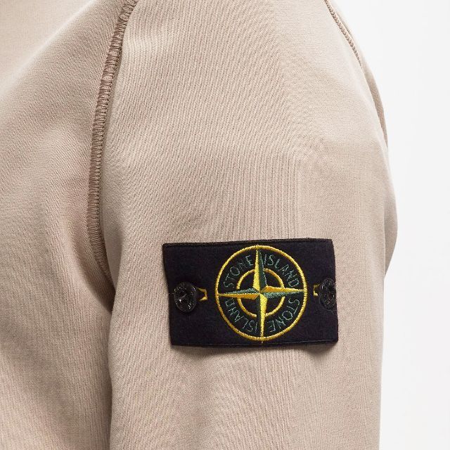 stone island パーカー　ベージュ