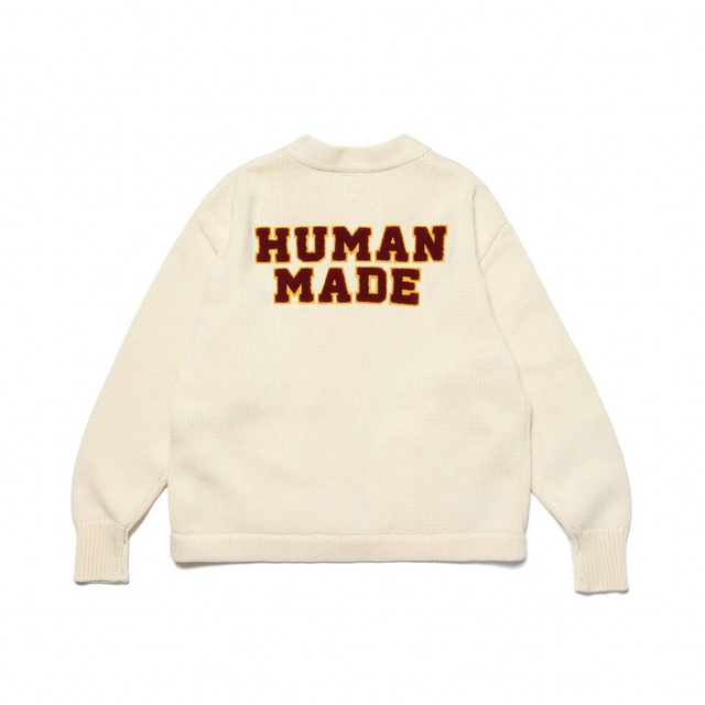 HUMAN MADE - HUMAN MADE LOW GAUGE KNIT CARDIGAN Sサイズの HUMAN MADE - HUMAN MADE LOW GAUGE KNIT CARDIGAN Sサイズの