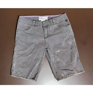 ビラボン(billabong)の【美品】BILLABONG　デニムハーフパンツ　グレー(ハーフパンツ)