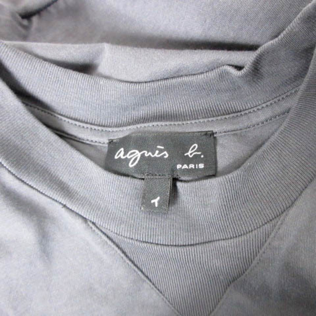 agnes b.(アニエスベー)のアニエスベー Ｔシャツ カットソー 長袖 ラメ グリッター ロゴ  レディースのトップス(Tシャツ(長袖/七分))の商品写真
