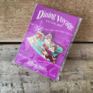 ディズニー(Disney)のディズニーホテル Dining voyage ピンズ チップ デール 非売品(ブローチ/コサージュ)