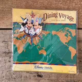 ディズニー(Disney)のディズニーホテル Dining voyage ピンズ ミッキー ミニー 非売品(ブローチ/コサージュ)