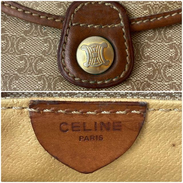 セリーヌ CELINE マカダム ミニ ポシェット ショルダーバッグ 斜めがけ