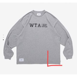 ダブルタップス(W)taps)のWTAPS 23ss DESIGN 01 LS COTTON ASH GRAY(Tシャツ/カットソー(七分/長袖))