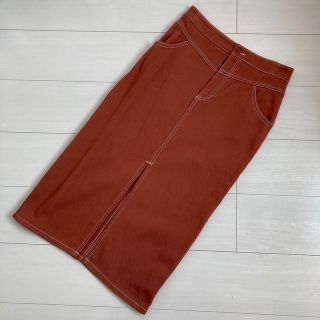 ザラ(ZARA)のザラ　スカート　ミディ丈スカート　タイトスカート　ステッチ(ロングスカート)