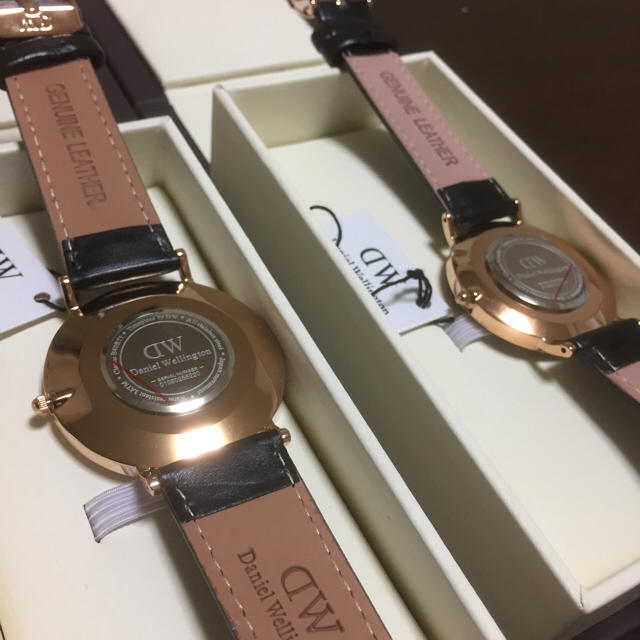 Daniel Wellington(ダニエルウェリントン)のダニエルウェリントン 36 40 セット ペア レディースのファッション小物(腕時計)の商品写真