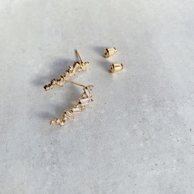 星座 ジルコニア ゴールド / P255 レディースのアクセサリー(ピアス)の商品写真