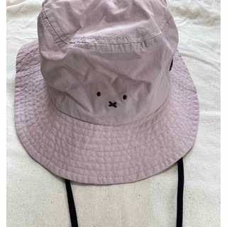 ミッフィ　ピンク　帽子　50サイズ(帽子)