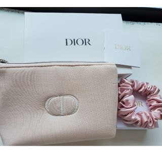 ディオール(Dior)のディオール♡ポーチ♡シュシュ♡非売品ギフト(ノベルティグッズ)