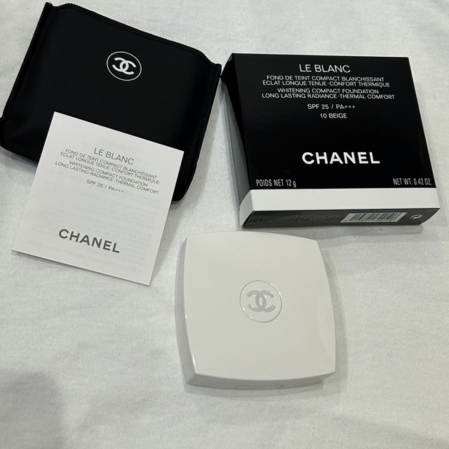 CHANELCHANEL ルブランコンパクトラディアンス10ベージュ