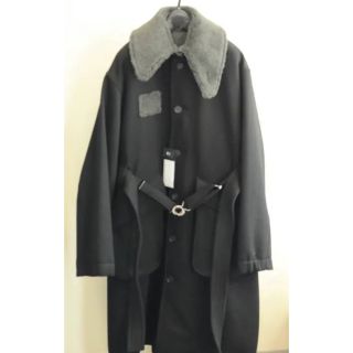 ヨウジヤマモトプールオム(Yohji Yamamoto POUR HOMME)のSOSHIOTSUKI FISH TAIL GAITO コート 黒size 44(モッズコート)