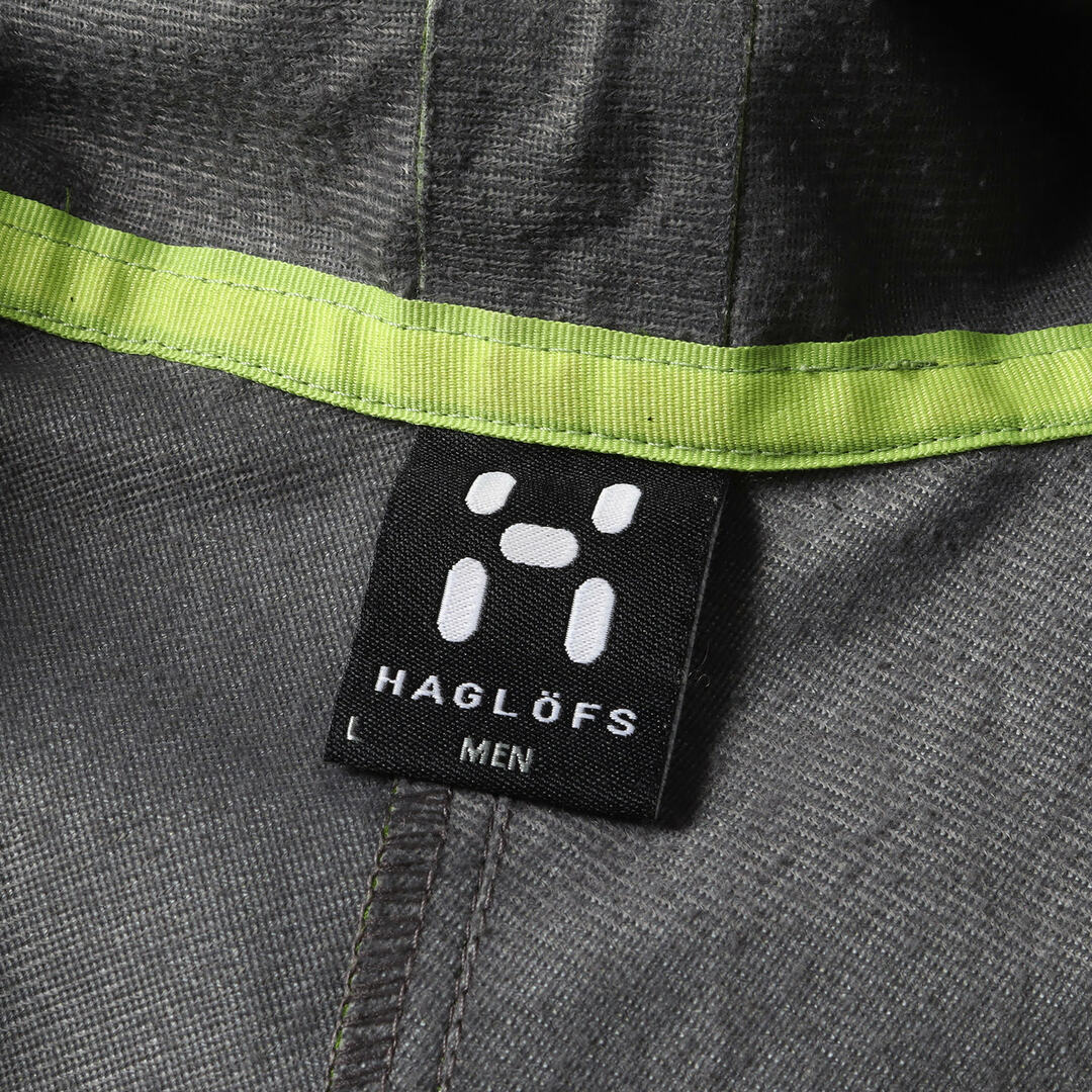 Haglofs(ホグロフス)のHAGLOFS ホグロフス ジャケット WINDSTOPPER ストレッチ ソフトシェル フーディー ジャケット FIN グリーン L アウター ブルゾン コート キャンプ アウトドア ブランド【メンズ】【中古】 メンズのジャケット/アウター(その他)の商品写真