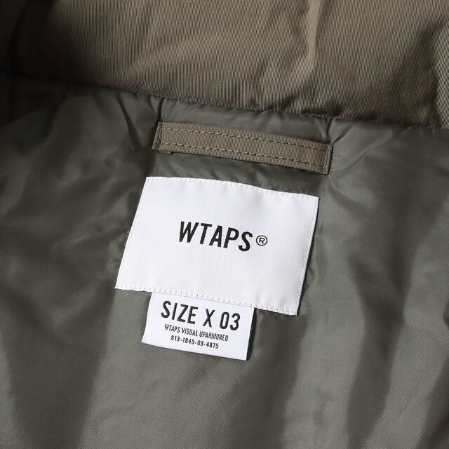 WTAPS ダブルタップス ジャケット ミリタリー オーバーサイズ 中綿ジャケット MC / JACKET 20AW オリーブドラブ L アウター ブルゾン 【メンズ】